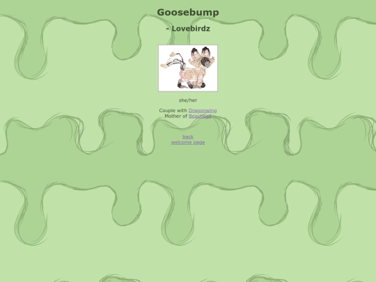 petz/inhabitants/lovebirdz/goosebump screenshot
