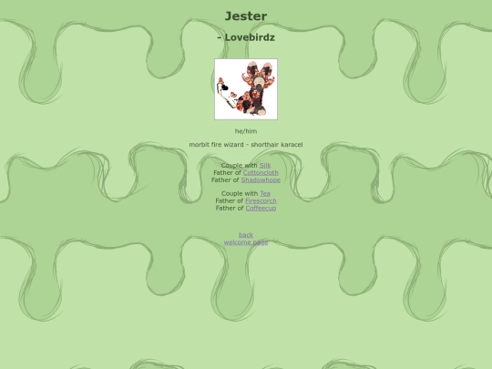 petz/inhabitants/lovebirdz/jester screenshot