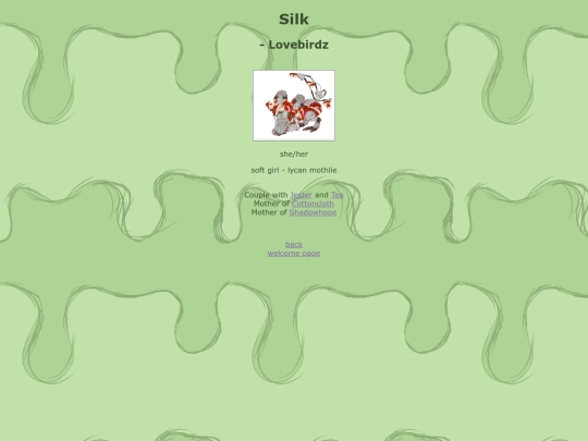 petz/inhabitants/lovebirdz/silk screenshot