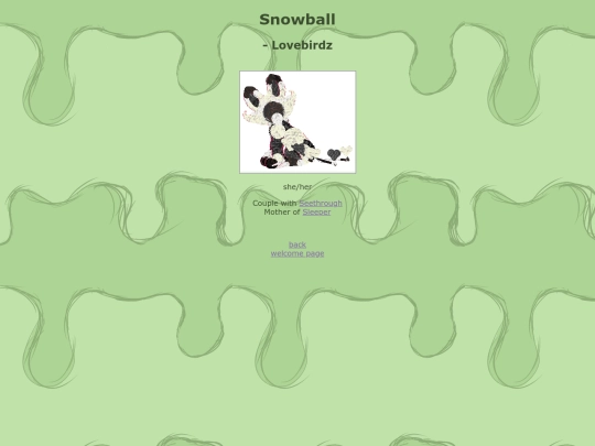 petz/inhabitants/lovebirdz/snowball screenshot