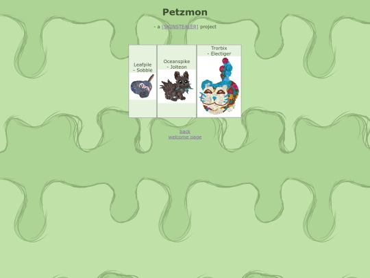 petz/inhabitants/petzmon screenshot