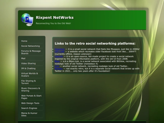 socials screenshot