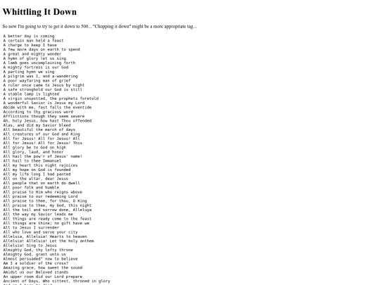00-Himnoj_ktp/1000_Hymn_Sings/Whittlingitdown screenshot