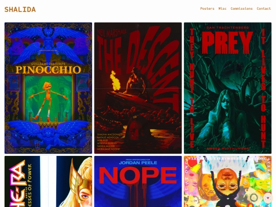 posters screenshot