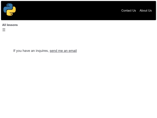 contact us screenshot