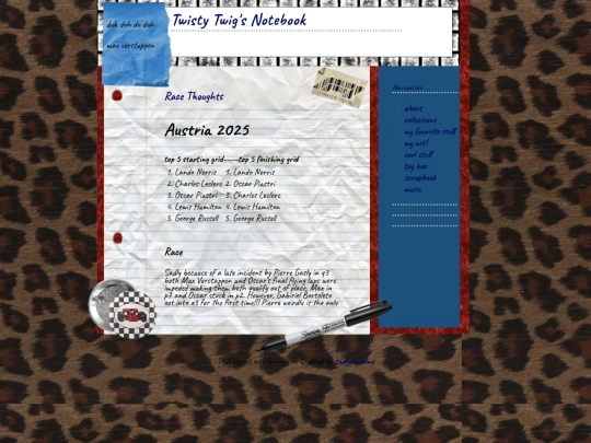 racethoughts2025 screenshot