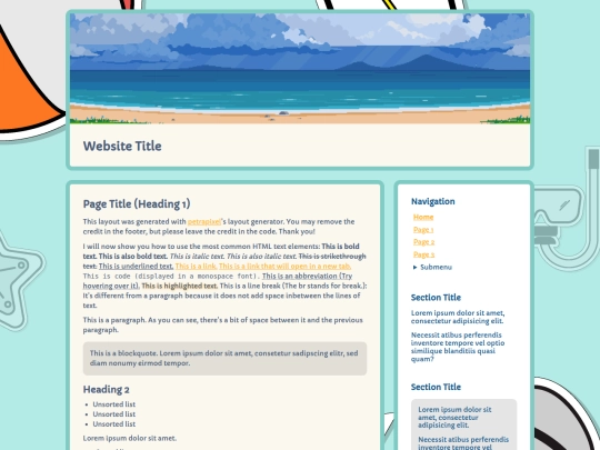 index screenshot