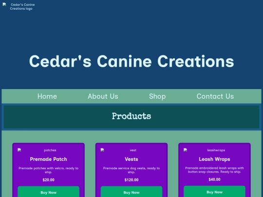 shop screenshot