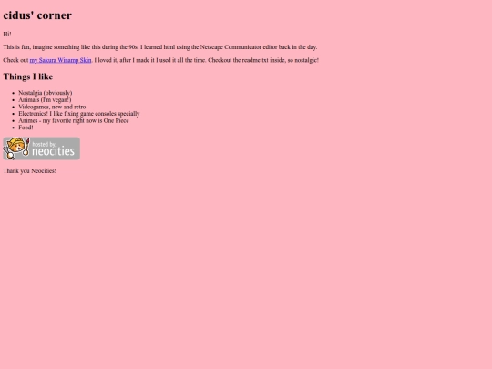 index screenshot