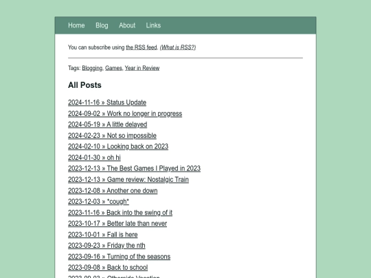 blog screenshot