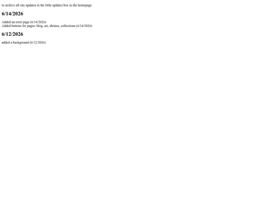 siteUpdates screenshot