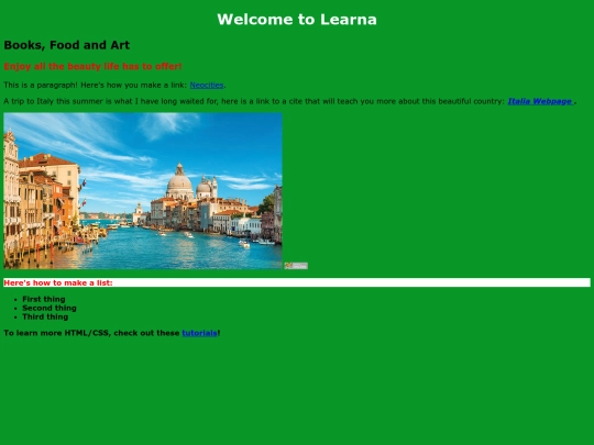 index screenshot