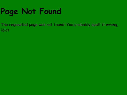 not_found screenshot