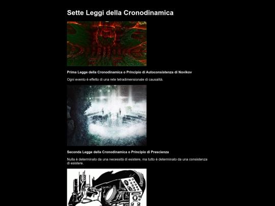 blog/7leggicronodinamica screenshot