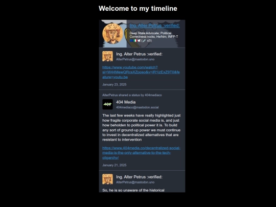 blog/chirps screenshot