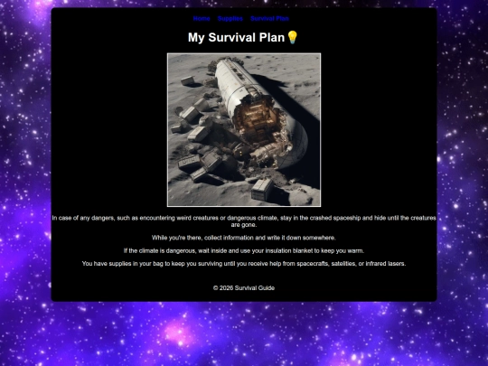 ClassOf2029/Projects/SurvivalWebsite.html/plan screenshot