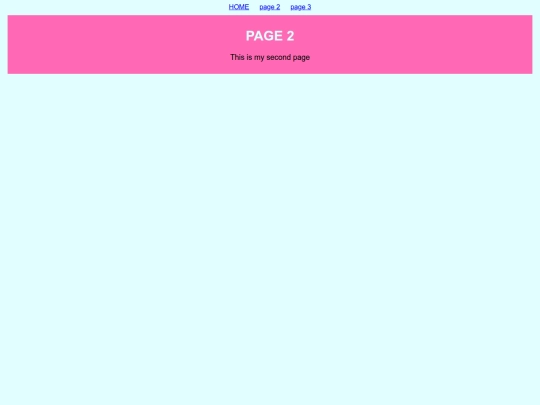 multiPageWebsite/page2 screenshot