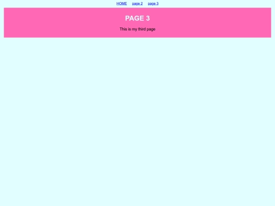 multiPageWebsite/page3 screenshot