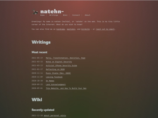 index screenshot