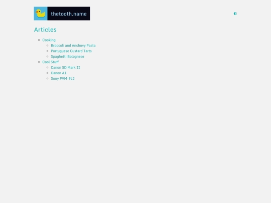 articles screenshot