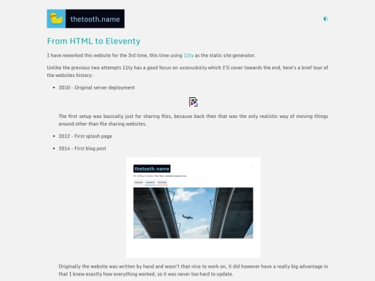 blog/from-html-to-eleventy screenshot