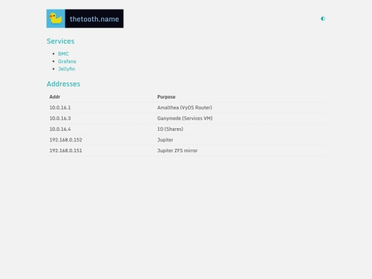 startpage screenshot