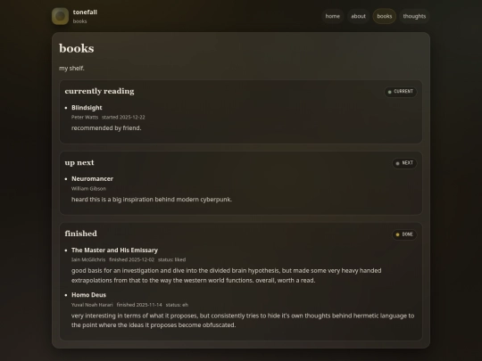 books screenshot