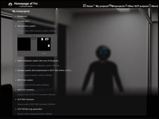 miniprojects screenshot