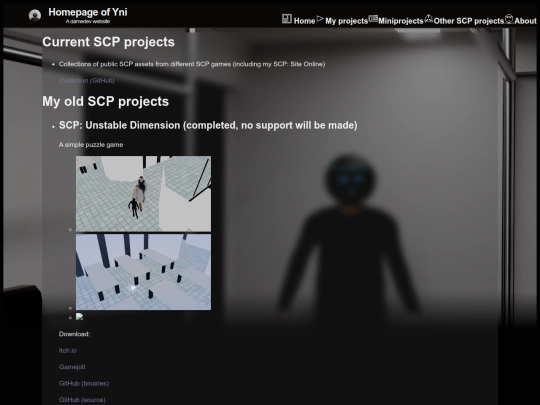 scp-projects screenshot