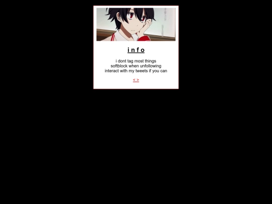 info screenshot