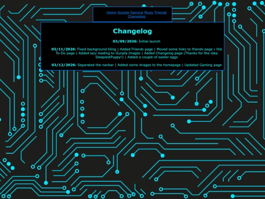 changelog screenshot