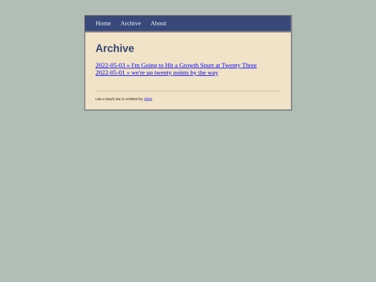 archive screenshot