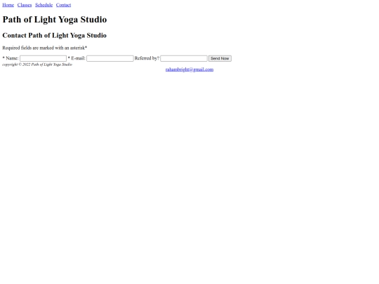 contact screenshot