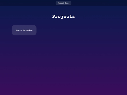 projects screenshot