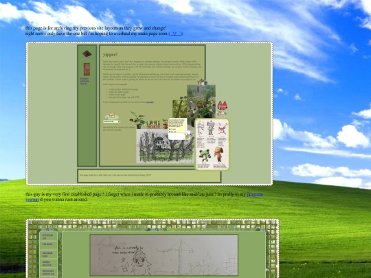 layouts/designs screenshot
