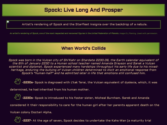 Spock_Tribute screenshot