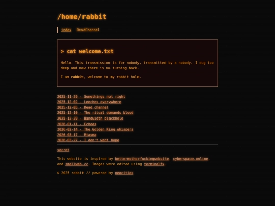 index screenshot