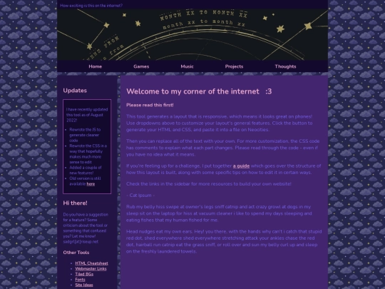 index screenshot