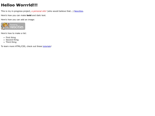 index screenshot