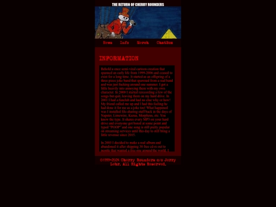information screenshot