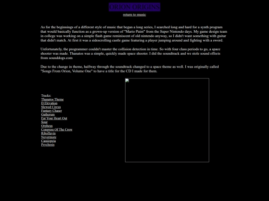 orionorigins screenshot