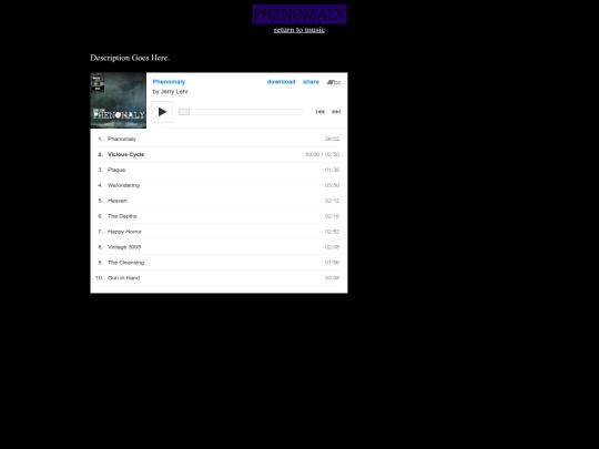 phenomaly screenshot