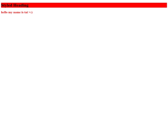 style screenshot