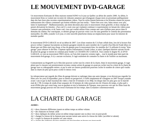 vault/dvdgarage screenshot