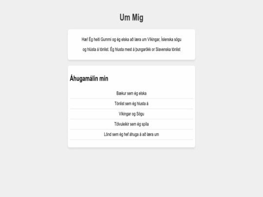 index screenshot