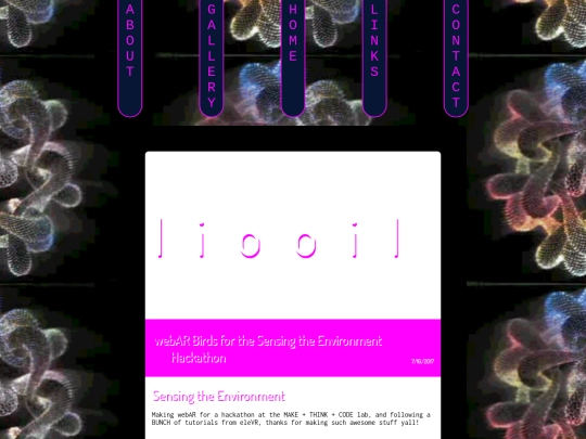blog screenshot