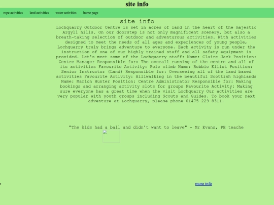 site_info screenshot