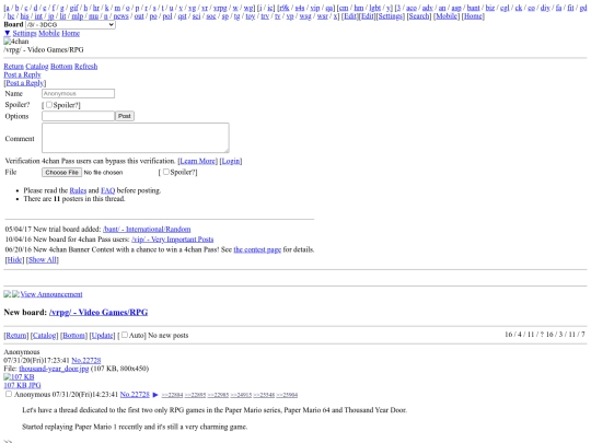 _vrpg_ - Let's have a thread dedicated to the first two onl - Video Games_RPG - 4chan screenshot