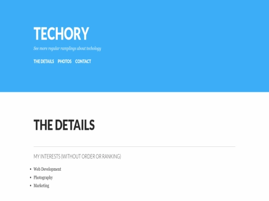 index screenshot