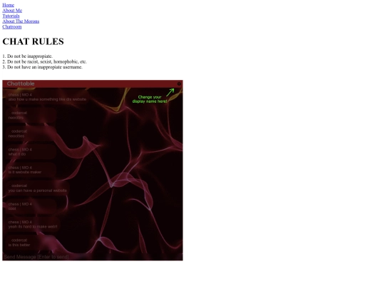 chatroom screenshot